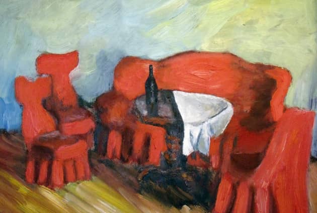 Красная мебель (подражание Фальку)