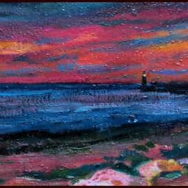 Вечер на берегу моря