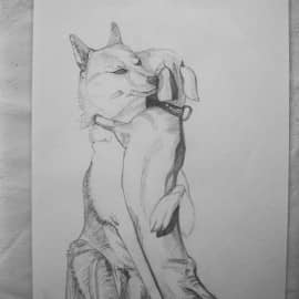 Рисунок карандаш бумага, сюжет 8