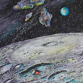 Х-объекты ннад Луной.