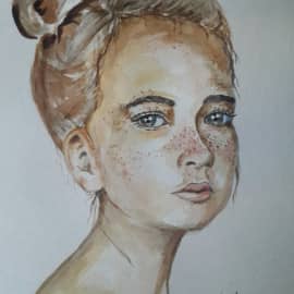 Портрет акварелью, сюжет 3