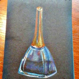 Акварельные карандаши " Лак для ногтей" . Осваиваю новую технику 