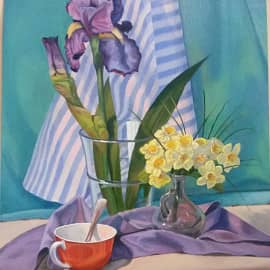 Ирис и нарциссы