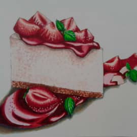 Клубничный чизкейк