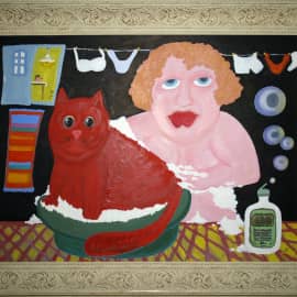 Купание красного кота