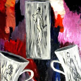 Ваза и Чашки