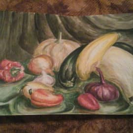 Овощная постановка 