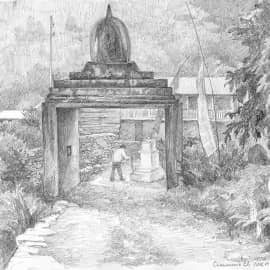 Этюды из путешествия (Непал, ноябрь  2016. деревня  Дарапани. Маршрут вокруг Манаслу  Анапурна).