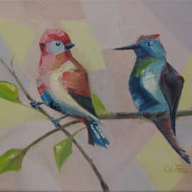 Звуки весны. (холст, масло)