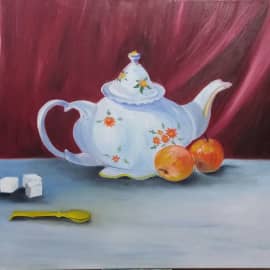 Натюрморт с яблоками