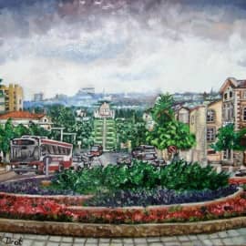 Хайфа - вид на бахайский храм