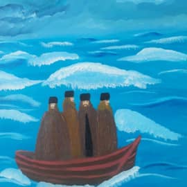 Миссионеры не страшатся стихии.