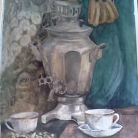 Натюрморт с самоваром