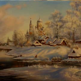 Зимний пейзаж.