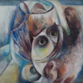 Кот и рыбка 