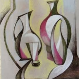 Кувшин и вазы