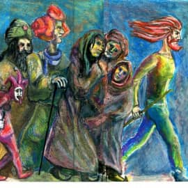 Акробаты клоуны