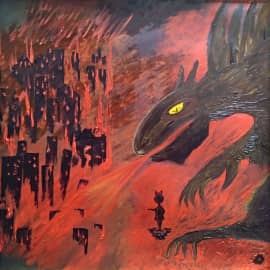 Годзилла фас