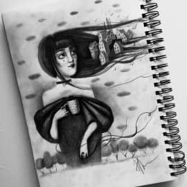 Утренние мысли/Набросок