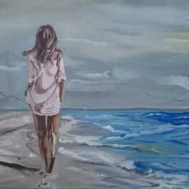 Картина "Летящей походкой" 