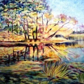 Осенняя река.