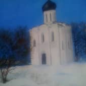 церковь Покрова на Нерли зимой