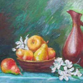 Натюрморт с грушами