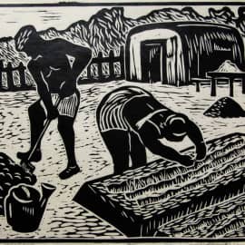 На садовом участке. Начало.