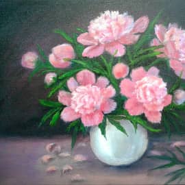 Букет пионов