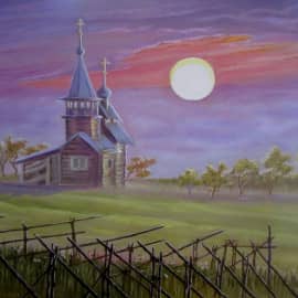 Карелия.Журавлиная изгородь.