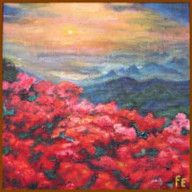 Цветы и горы