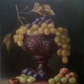 Виноград и грецкий орех