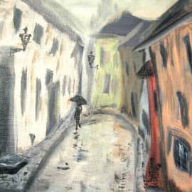 Дождь в Таллинне