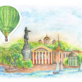 Петрозаводск - город Петра, город на Онеге.