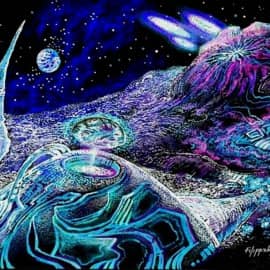 НЛО.Южный полюс Луны.