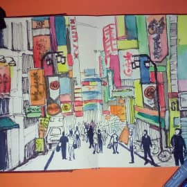 Городской скетч