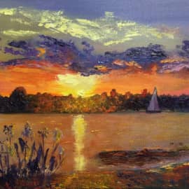 Закат над Днепром