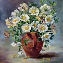 Белый шиповник.