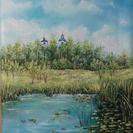 "Пруд"по мотивам М. Беркоса