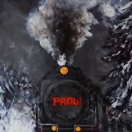 "Нам рельсы не нужны..."_ холст_акрил