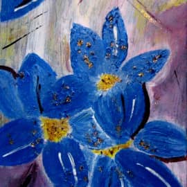 Печально-синее