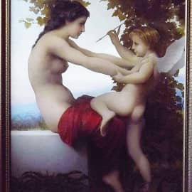 Девушка и Амур копия Бугеро