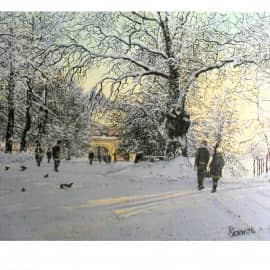 Зимой в парке copy