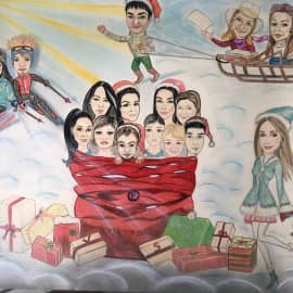 Новогодний корпоративный шарж