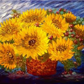 Подсолнухи