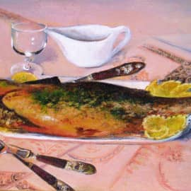 Печеный карп