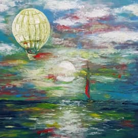 На воздушном шаре