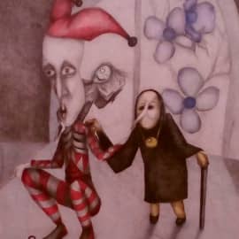 Одержимый красный шут