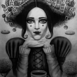 Он и она за чашечкой кофе