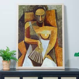 «Женщина с веером» 1907 г. П.Пикассо, репродукция